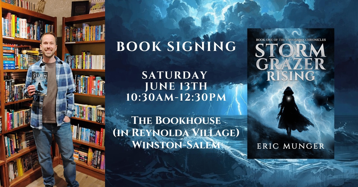 Eric Munger - Storm Grazer Rising - Book Signing at The Bookhouse Photo