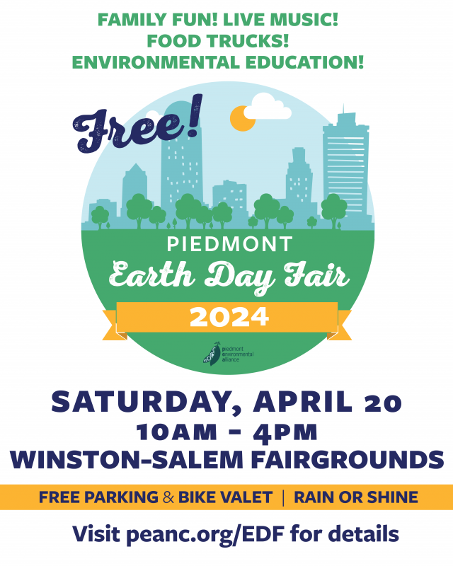 Piedmont Earth Day Fair 2024 April 20, 2024 Visit Winston Salem