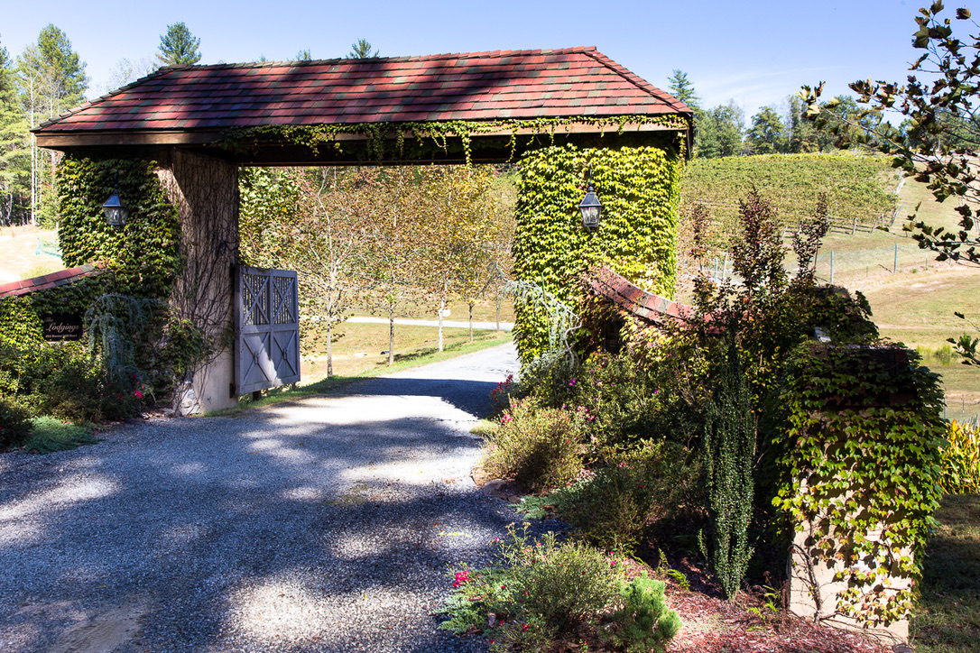 Covered Stone Entrance Entrance Photo