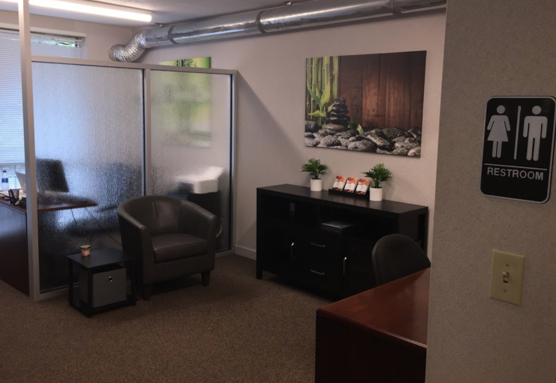 Where you wait in anticipation of a great massage experience! Photo