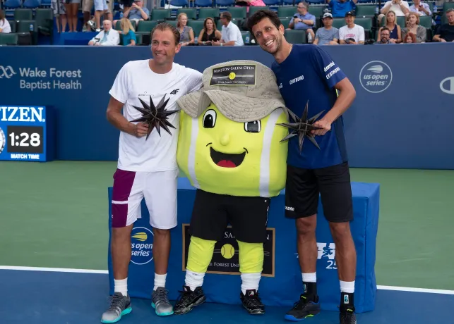Winston-Salem Open trophies