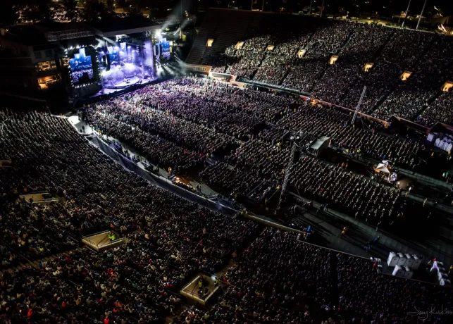 Guns 'n' Roses at Allegacy Stadium