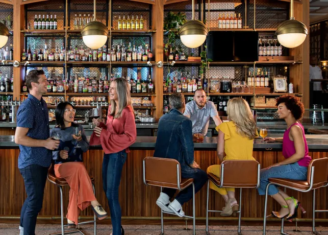 The Katharine bar  inside the Kimpton Hotel