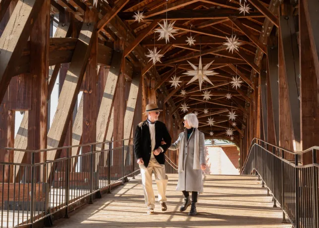 Old Salem Heritage Bridge Holiday Moravian Stars