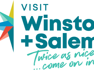 The new Visit Winston-Salem logo, featuring the new "Twice as nice... come on in" tagline.