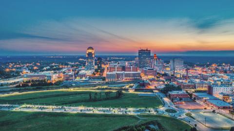 Winston Salem at Sunrise