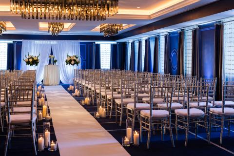 Wedding Ceremony Set up in Kimpton Cardinal