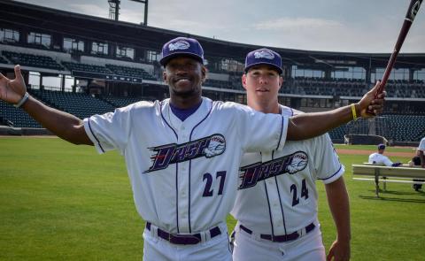 Winston-Salem Dash players