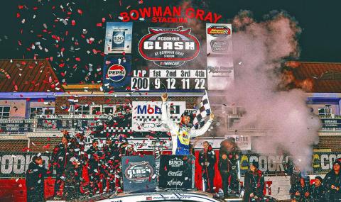 The Clash 2025 - victory lane