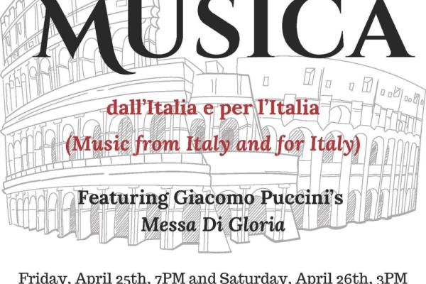 Heart of the Triad Choral Society Spring Concert - Musica Italia Photo