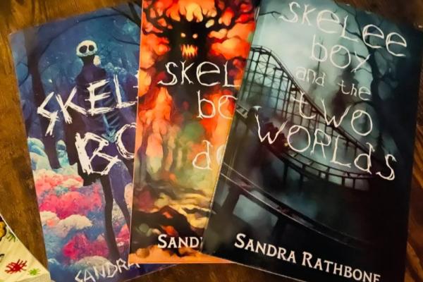 Skelee Boy and the Two Worlds Author and Book Event Photo