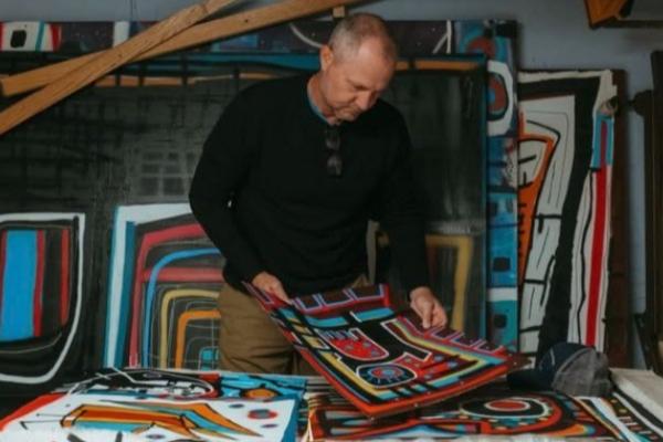 Kevin Calhoun "Basement Paintings" Photo