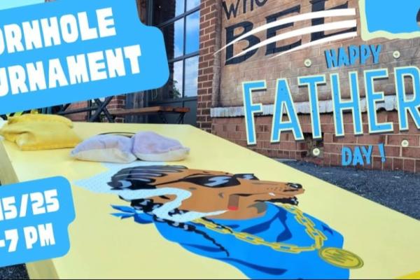 Father Day Cornhole Tournament at Wise Man Brewing Photo