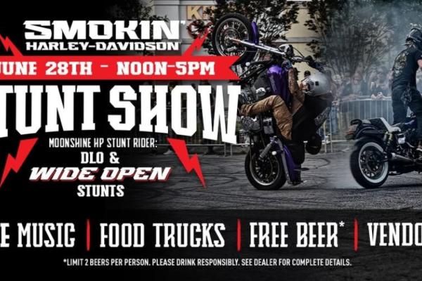 Smokin' Harley-Davidson's Stunt Show Photo