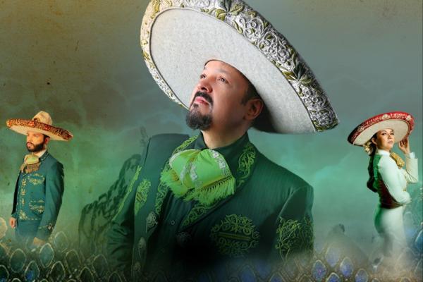 Pepe Aguilar, Leonardo Aguilar, and Lupita Infante Photo