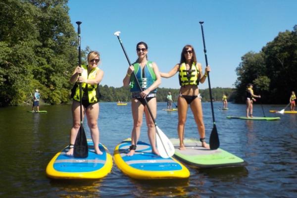 PaddleFit Intro-SUP Lesson @ Salem Lake Photo