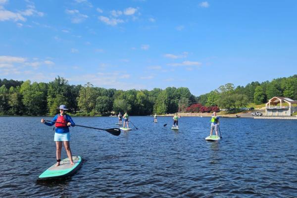 PaddleFit Intro-SUP Lesson @ Salem Lake Photo 3