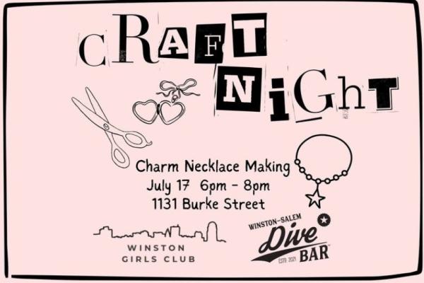Craft Night Winston Girls' Club Photo