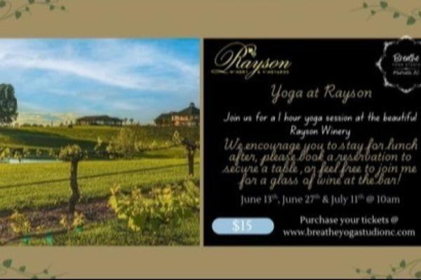 Yoga at Rayson Winery & Vineyard Photo