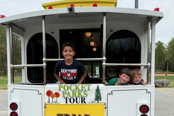 Pocket Parks Trolley Tour Photo