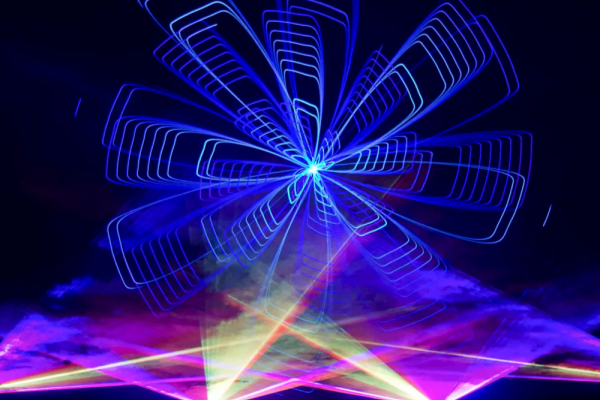 Kaleideum's Late Night Lasers: Taylor Swift Photo