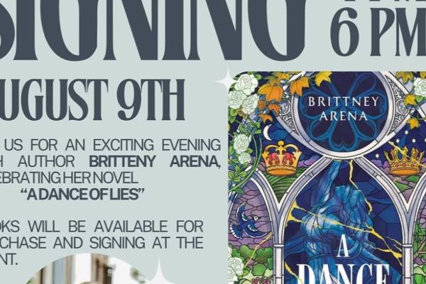 Brittney Arena Book Talk + Signing Photo