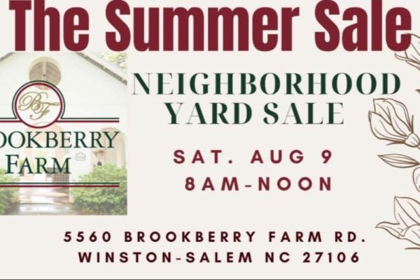 Summer Garage Sale - Brookberry Farm Photo