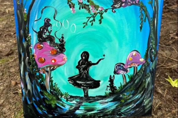 Wonderland..Sip, Smoke & Paint at The Brewers Kettle Kernersville Aug 19th Photo