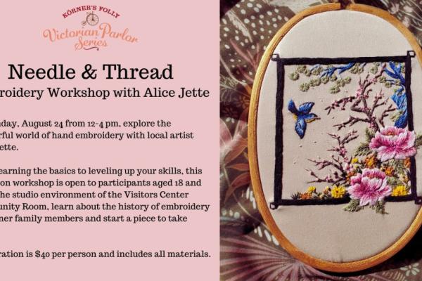 Needle & Thread: A Hands-on Embroidery Workshop Photo
