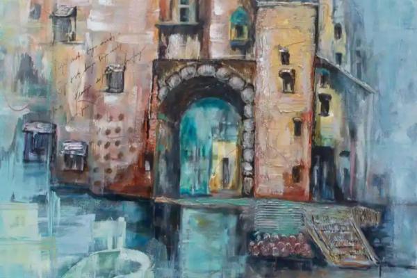 Art Exhibit of work by Sujata Aher and Mary Beth Blackwell Chapma Photo