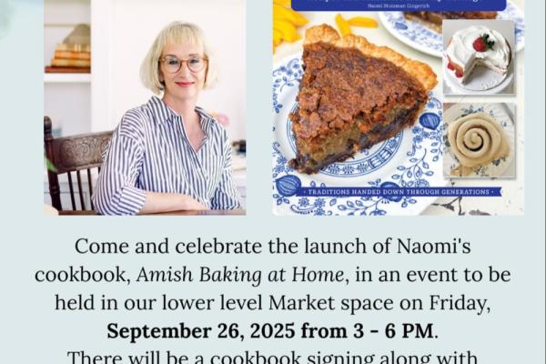 Cookbook Launch Party: "Amish Baking at Home" Photo
