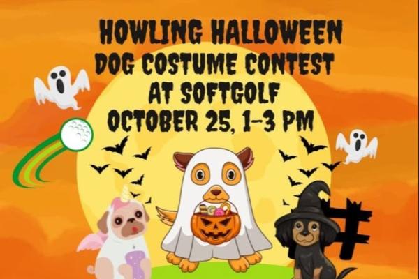 Halloween Dog Costume Contest at Softgolf Photo
