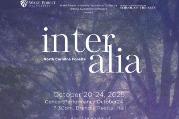 WFU Symphony Orchestra: Inter Alia, North Carolina Forests Photo