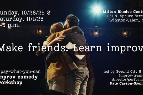 Make Friends. Learn Improv. A pay-what-you-can Improv Workshop Photo