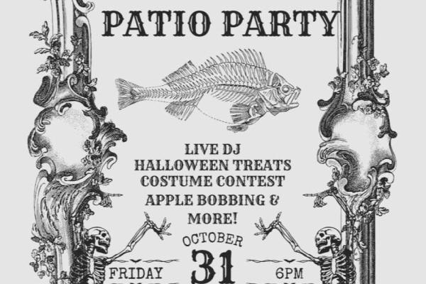 Halloween Patio Party Photo