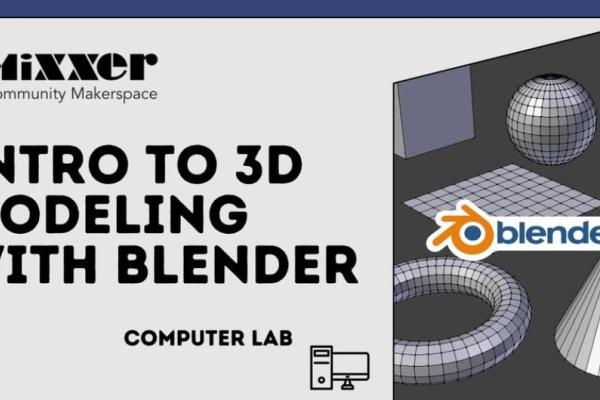 3D Modeling: Intro to Blender Photo