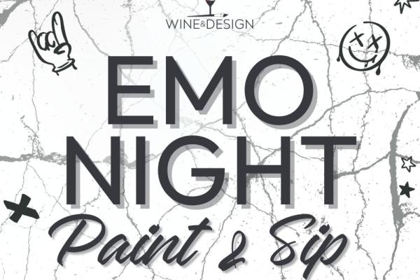 Emo Night Paint & Sip Photo