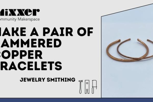 Make A Pair of Hammered Copper Bracelets Photo