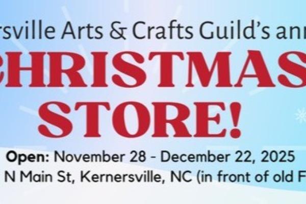 The Kernersville Arts & Crafts Guild Annual Christmas Store Photo