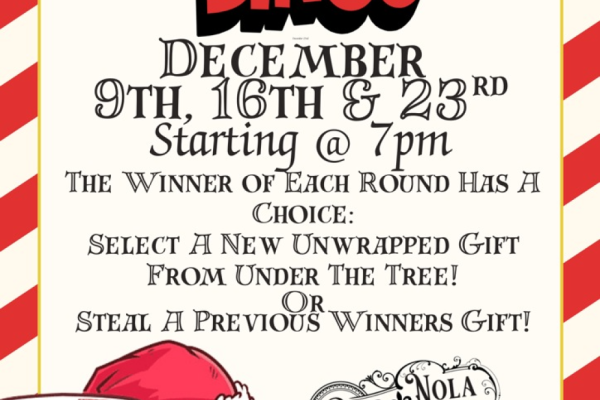 Dirty Santa Bingo Photo