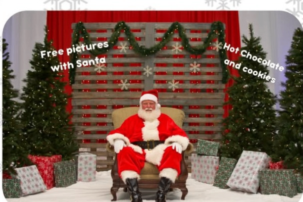 Cookies with Santa Photo
