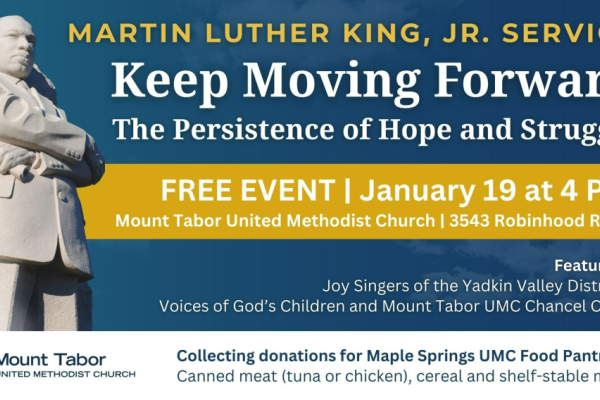 Dr. Martin Luther King, Jr. Service: Keep Moving Forward Photo