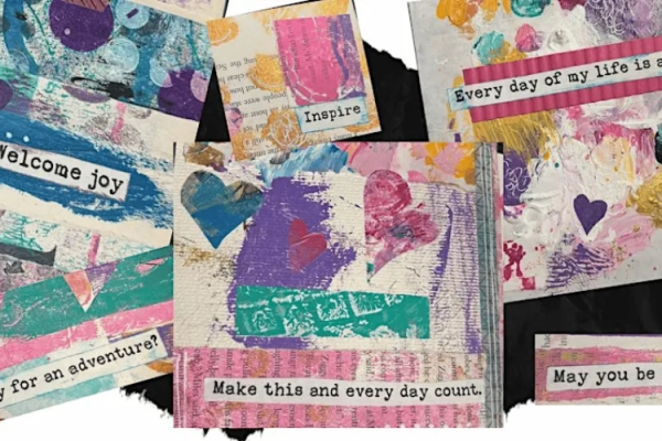 Winter Joy Layers: Where Paint, Paper & Joy Meet Photo