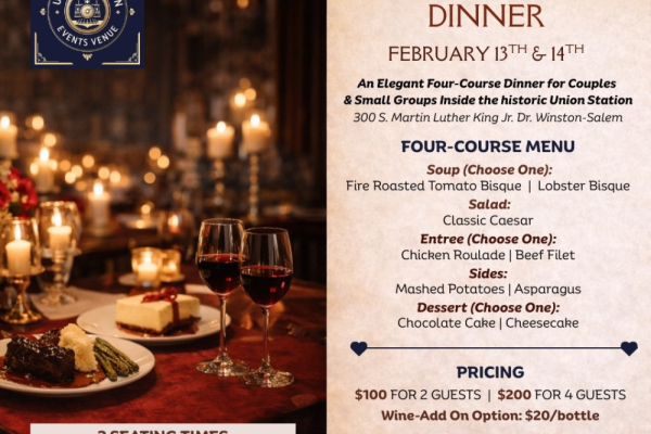 Valentines Day Dinners - Two Nights / 3 Seatings Photo