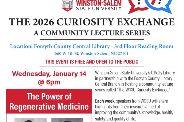 WSSU Curiosity Exchange: A Community Lecture Series Photo