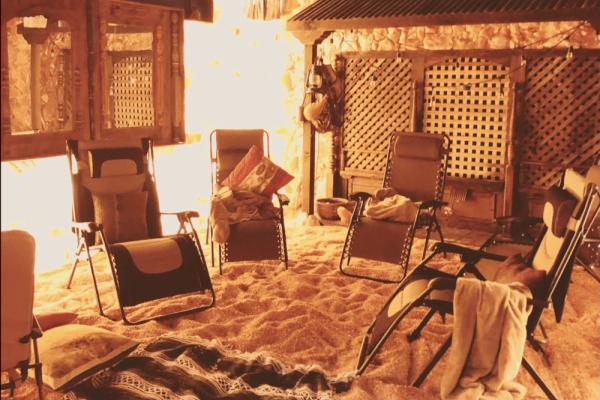 Guided Meditation and Sound Bath in the Salt Cave Photo