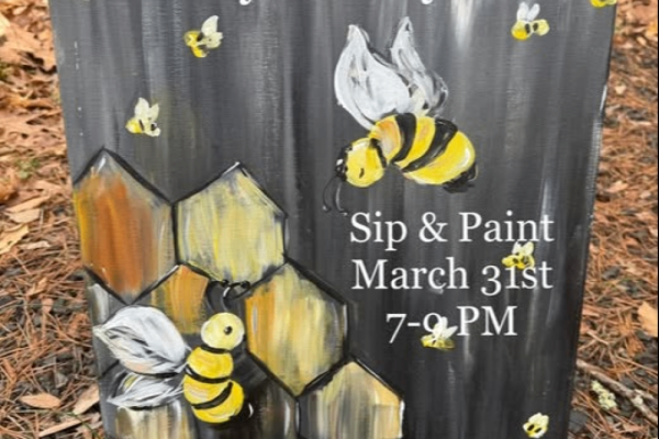 Paint & Sip: Spring Bee Edition Photo