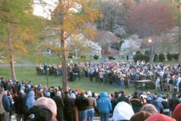 254th Easter Sunrise Service Photo
