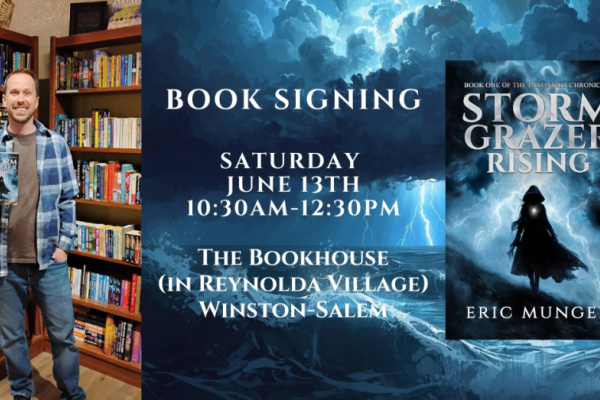 Eric Munger - Storm Grazer Rising - Book Signing at The Bookhouse Photo