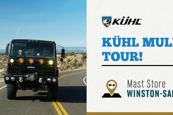 Check out the KÜHL MULE TOUR at Mast Store Winston-Salem! Photo